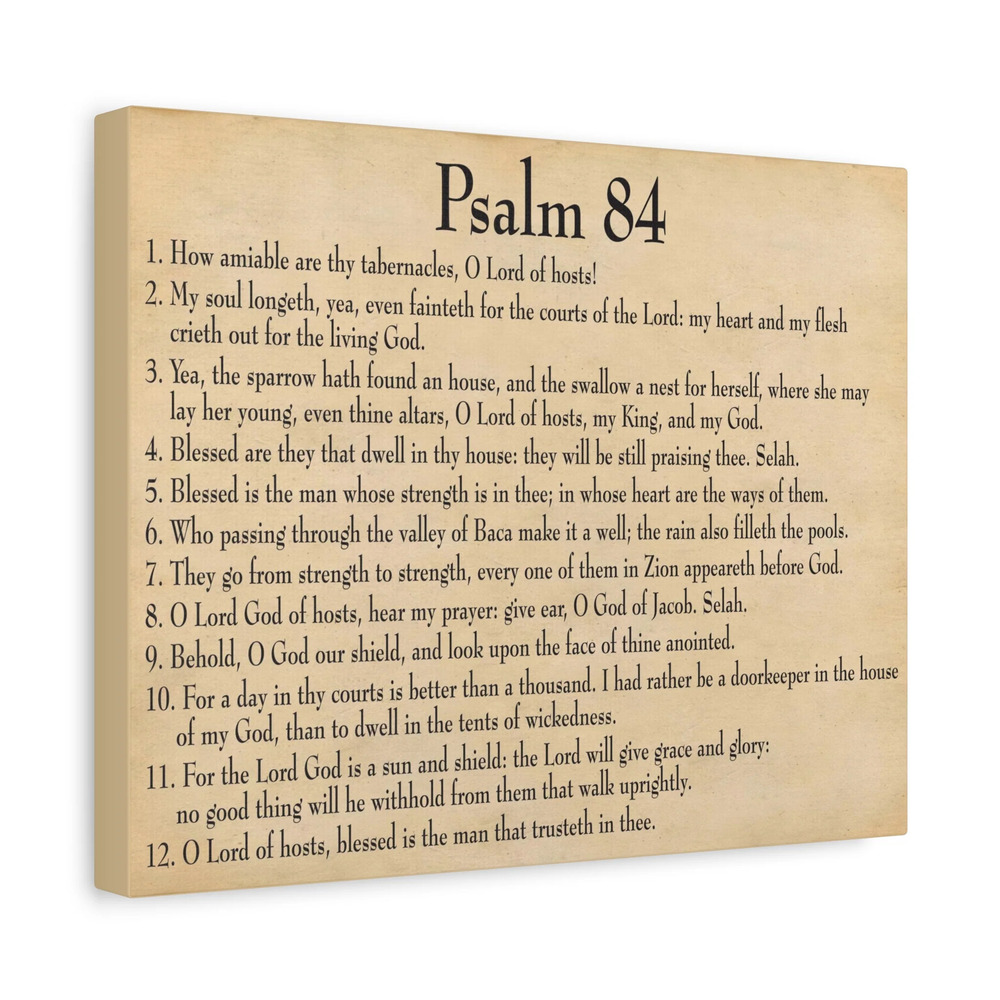 Scripture Walls Dwelling In God's Presence Psalm 84:4 Christian Wall Art Bible